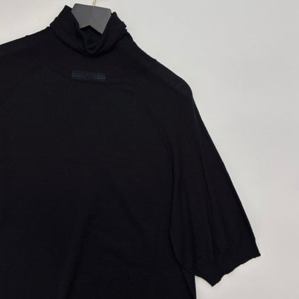 PRADA 25S SHORT-SLEEVE TURTLENECK SWEATER 430