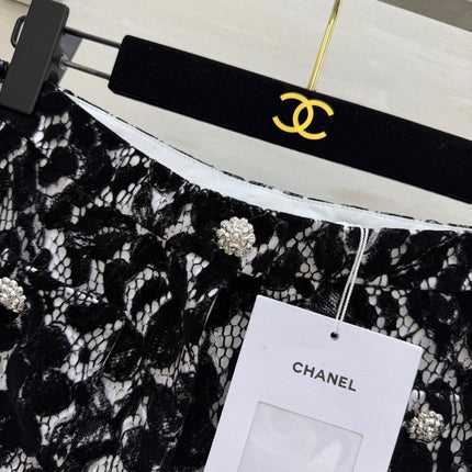 CHANEL 26S LACE FLARED PANTS STYLE 1026