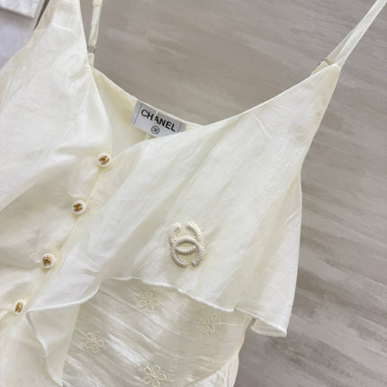 CHANEL 26S RUFFLE CAMI TOP 1471