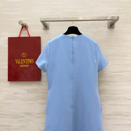 VALENTINO 26S SHORT-SLEEVE MINI DRESS 395