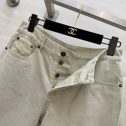 PRADA 26S DENIM JACKET AND WIDE-LEG JEANS SET 1236