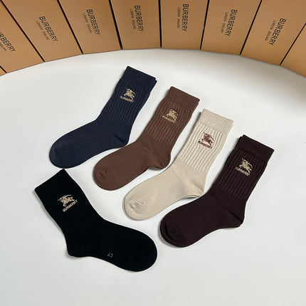 BURBERRY 26S CREW SOCKS 282310 (1 BOX)