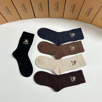 BURBERRY 26S CREW SOCKS 282310 (1 BOX)