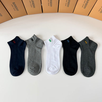 BURBERRY 26S ANKLE SOCKS 296472 (1 BOX)
