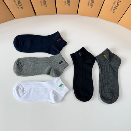 BURBERRY 26S ANKLE SOCKS 296472 (1 BOX)