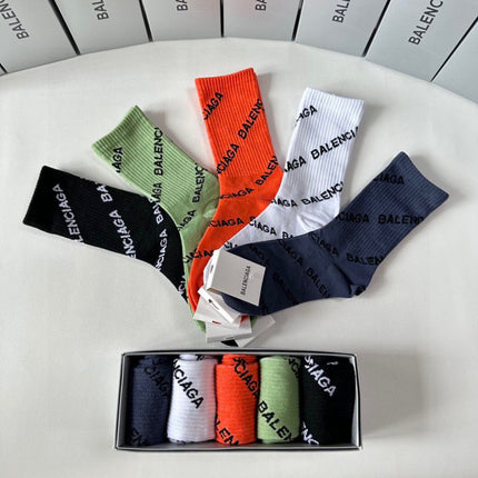 BALENCIAGA 26S CREW SOCKS 314728 (1 BOX)