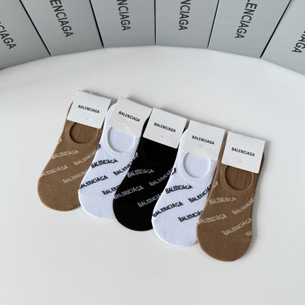 BALENCIAGA 26S NO-SHOW SOCKS 323163 (1 BOX)