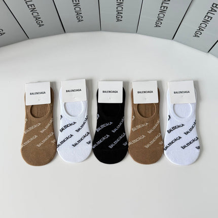 BALENCIAGA 26S NO-SHOW SOCKS 323163 (1 BOX)