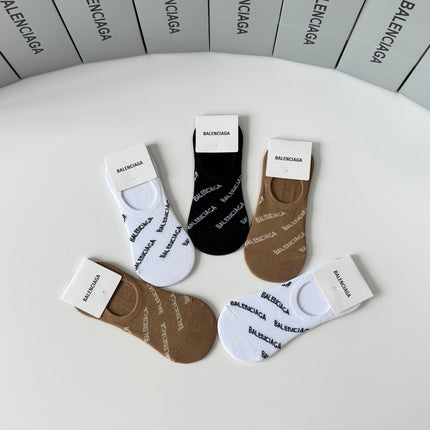 BALENCIAGA 26S NO-SHOW SOCKS 323163 (1 BOX)
