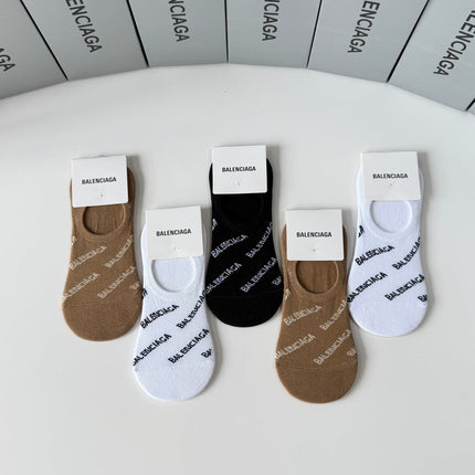 BALENCIAGA 26S NO-SHOW SOCKS 323163 (1 BOX)