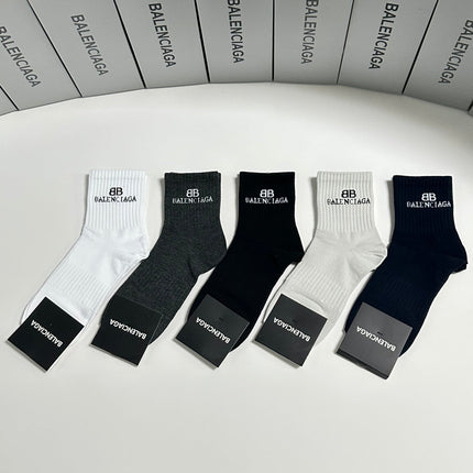 BALENCIAGA 26S ANKLE SOCKS 358566 (1 BOX)