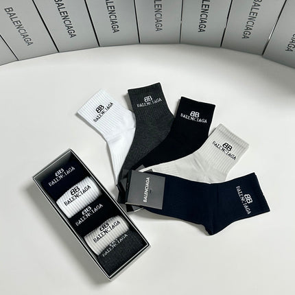 BALENCIAGA 26S ANKLE SOCKS 358566 (1 BOX)