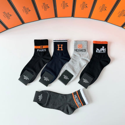 HERMES 26S ANKLE SOCKS 363559 (1 BOX)