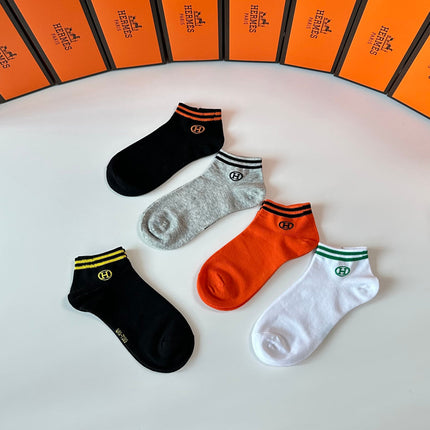 HERMES 26S ANKLE SOCKS 400152 (1 BOX)
