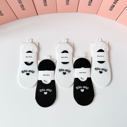 MIUMIU 26S NO-SHOW SOCKS 415692 (1 BOX)