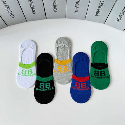 BALENCIAGA 26S NO-SHOW SOCKS 421143 (1 BOX)