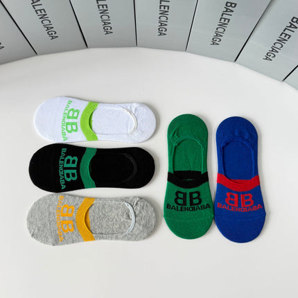 BALENCIAGA 26S NO-SHOW SOCKS 421143 (1 BOX)