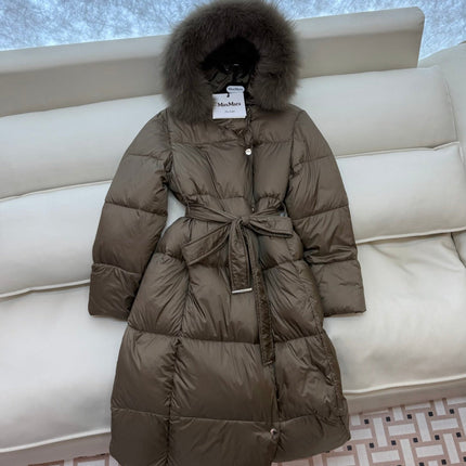 MAX MARA 25S LONG DOWN COAT 210