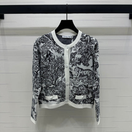 DIOR JACQUARD KNIT CARDIGAN 274879