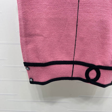 CHANEL 26S CONTRAST KNIT VEST 1325