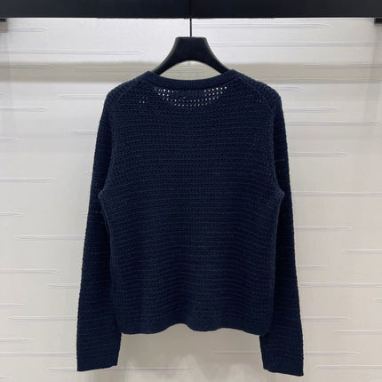 RALPH LAUREN 26S LONG-SLEEVE OPENWORK KNIT CARDIGAN 593
