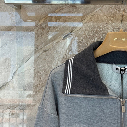 MIUMIU FLEECE JACKET STYLE 717