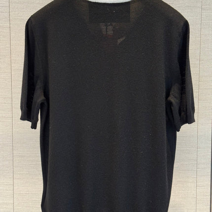 VALENTINO 26S SHORT-SLEEVE  KNIT TOP 437