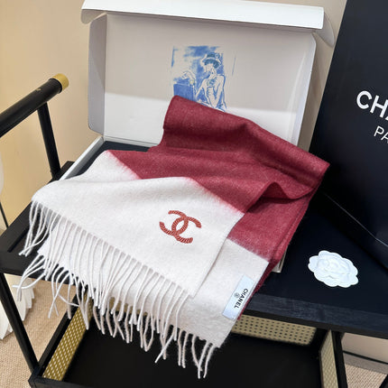 CHANEL 26S SCARF 180 IN CASHMERE 510897