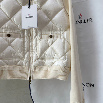 MONCLER 26S COTTON PADDED CARDIGAN 752