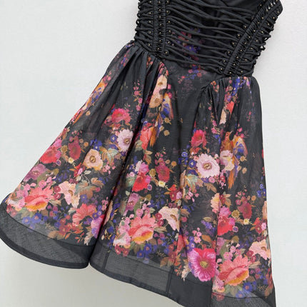 ZIMMERMANN 26S PATTERNED CAMI DRESS STYLE 66