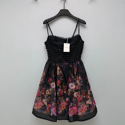 ZIMMERMANN 26S PATTERNED CAMI DRESS STYLE 66