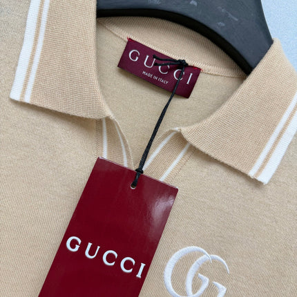 GUCCI 26S KNIT POLO SHIRT 392