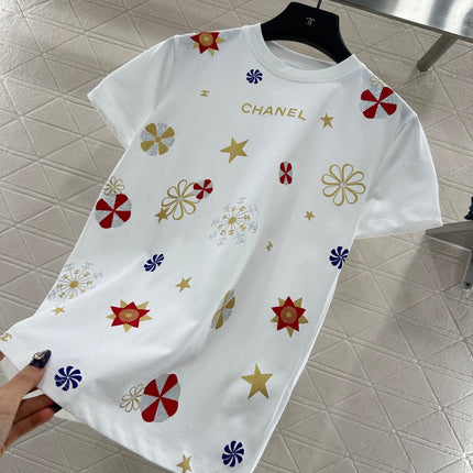 CHANEL 25S PRINTED T-SHIRT 650