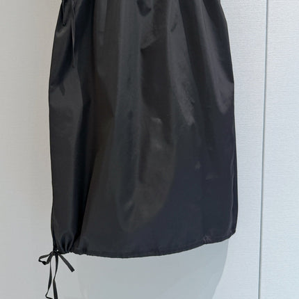 PRADA 26S SLEEVELESS DRAWSTRING DRESS 1182