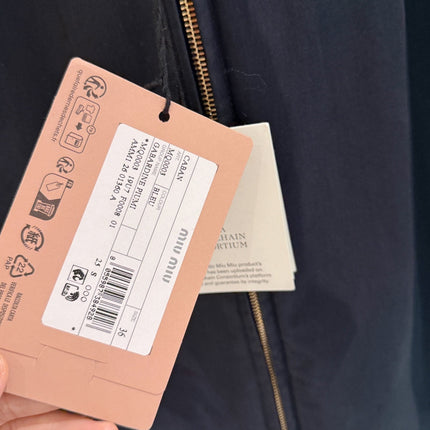 MIUMIU 26S HOODED ZIP-UP PARKA JACKET 1421