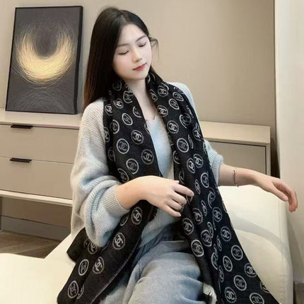 CHANEL 25S SCARF 200 CM IN CASHMERE 942945