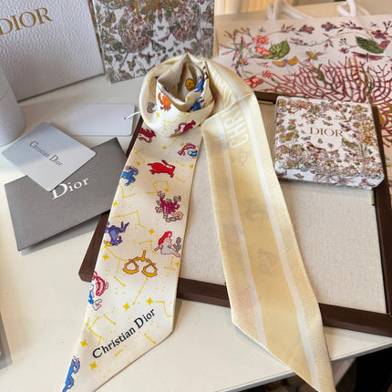 DIOR 26S SCARF 100CM IN SILK 269190