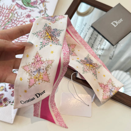 DIOR 26S SCARF 100CM IN SILK 272636