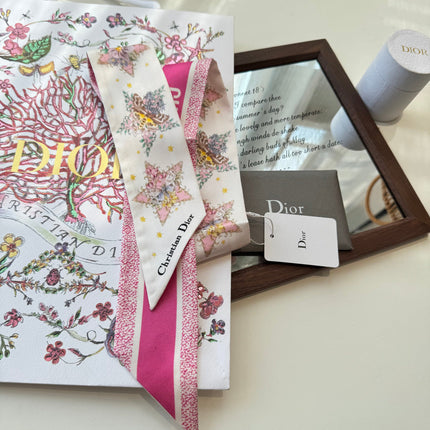 DIOR 26S SCARF 100CM IN SILK 272636