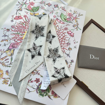 DIOR 26S SCARF 100CM IN SILK 272637