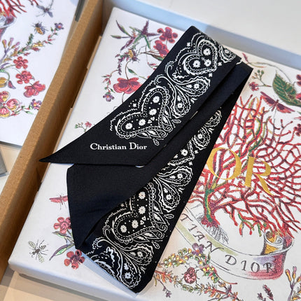 DIOR 26S SCARF 100CM IN SILK 302946
