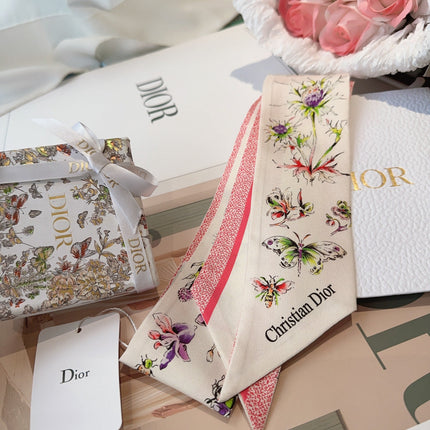 DIOR 26S SCARF 100CM IN SILK 305866