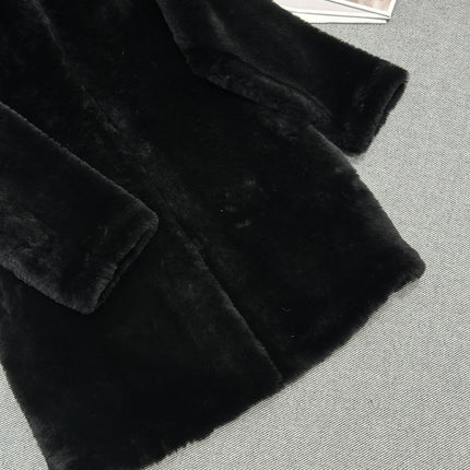 CHANEL 25S SHEEP FUR COAT 505
