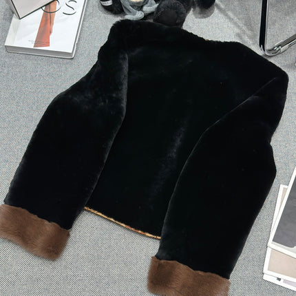 HERMES 25S REVERSIBLE FUR JACKET 474