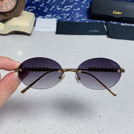 CARTIER 26S OVAL FRAME IN METAL 434043