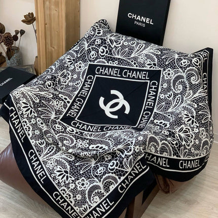 CHANEL 25S SCARF 135 CM IN CASHMERE AND SILK 943317