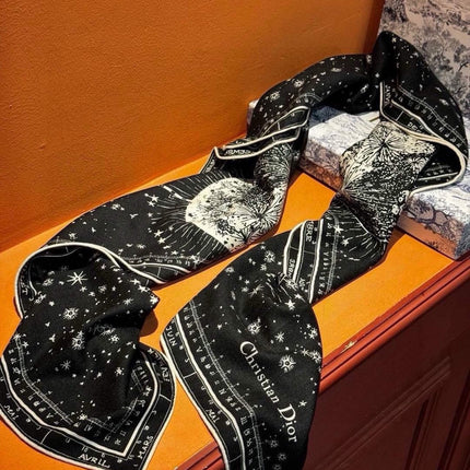 DIOR 26S SCARF 140CM IN CASHMERE SILK 304690