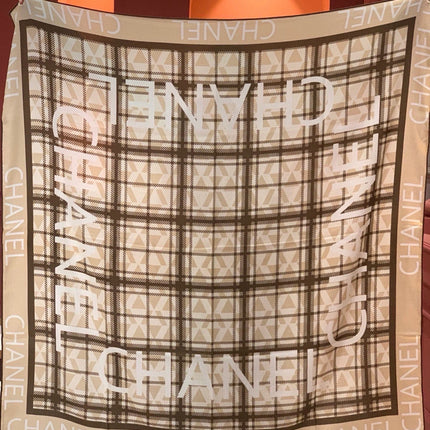 CHANEL 26S SCARF 135 IN CASHMERE AND SILK 309899