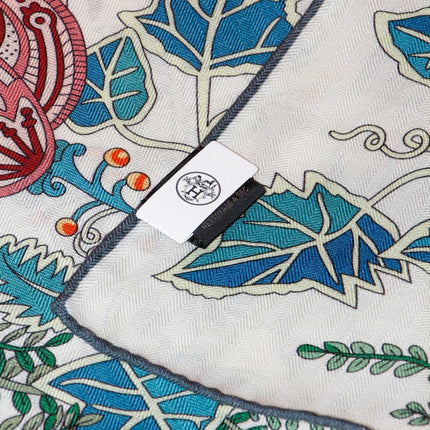 HERMES 26S SCARF 135 IN SILK AND CASHMERE 499967