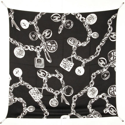CHANEL 26S SCARF 140 IN SILK AND CASHMERE 509501